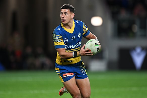 Parramatta fullback Isaiah Iongi.