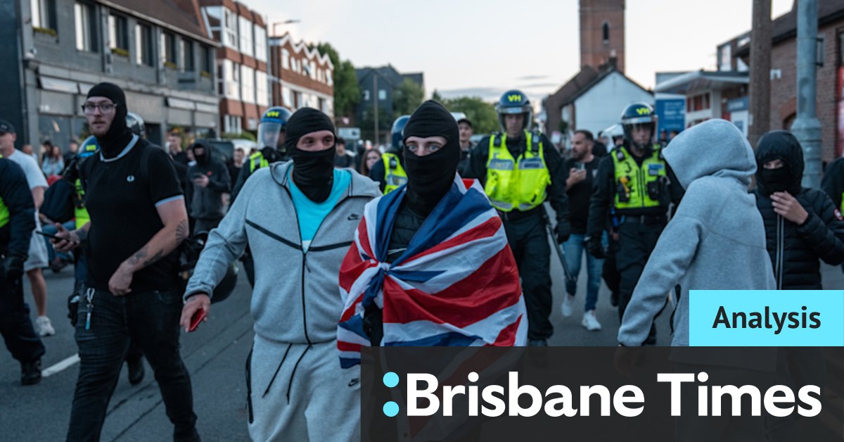 Hotel heeft gebruikt om asielzoekers te huisvesten, wikkelt onrust in de Britse stad