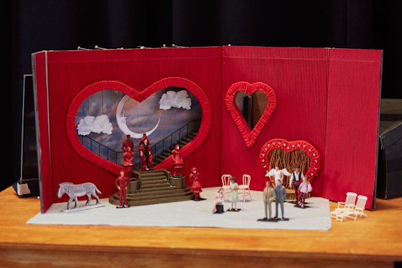 Het vaste model voor de ontvoering van Victorian Opera's