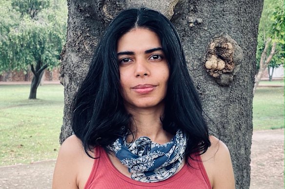 Grafische romanschrijver en kunstenaaropleider Ita Mehrotra.