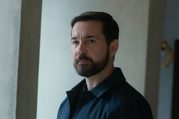 Martin Compston uit angst.