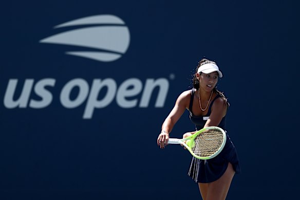 Priscilla Hon is door naar de tweede ronde van de US Open.