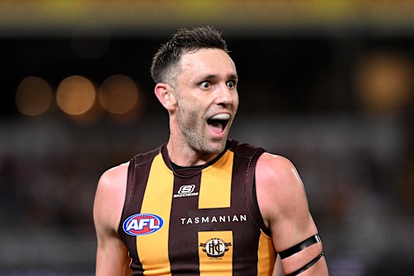 De carrière van Jack Gunston had dit seizoen een wedergeboorte toen hij 62 doelpunten schopte.