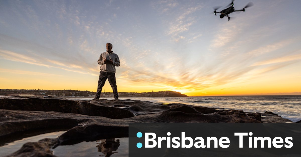 Hoe drone -operator Jason Iggleden een nieuwe carrière vond als Shark Spotter