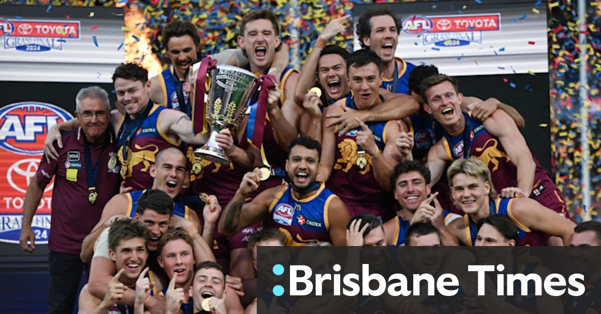 Brisbane Lions Greats Alastair Lynch en Simon Black geloven