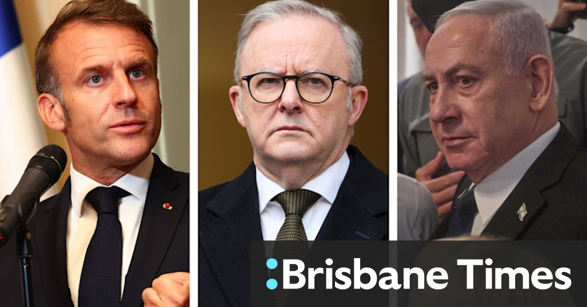 Emmanuel Macron steunt Anthony Albanese over de Palestijnse staat