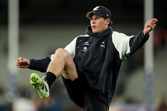 Gaan nergens heen: Carlton Superstar Charlie Curnow.