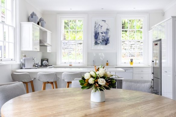 Marsh beschrijft de keuken als het hart van het huis.