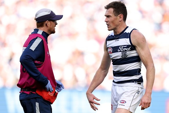 De blessure van Jeremy Cameron was een klap voor de premiership kansen van de club. Maar had hij zaterdag moeten worden ondergedompeld?