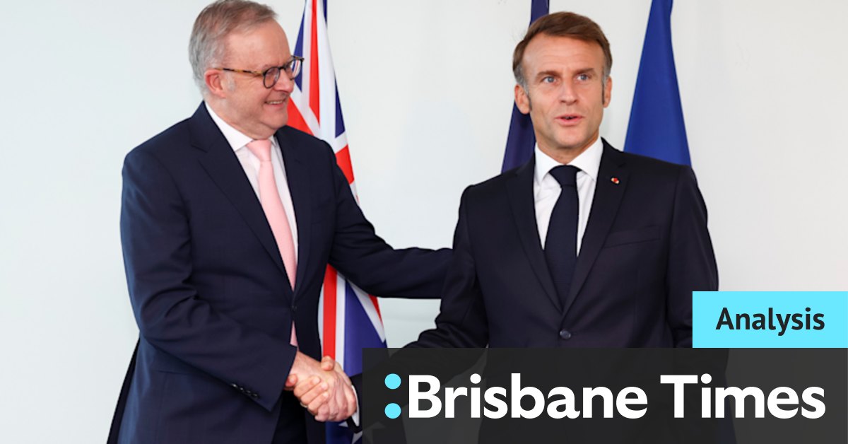 Macron en Albanese duwend Palestijnse staat buigt in magisch denken