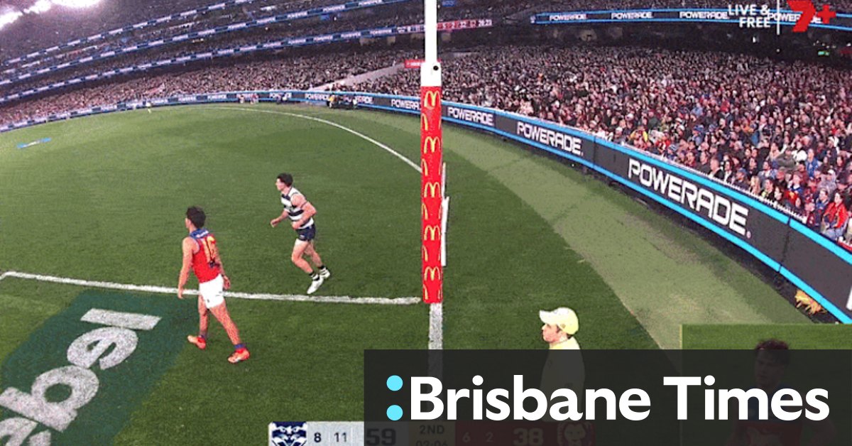 AFL Umpiring ondervraagd na Brisbane Lions scoren back-to-back doelpunten in AFL-kwalificerende finale tegen Geelong Cats