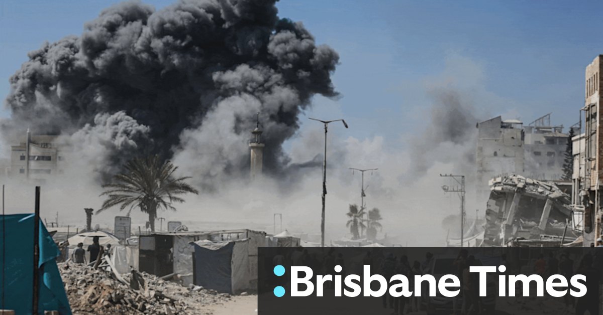 Israël kondigt het humanitaire gebied aan in Khan Younis