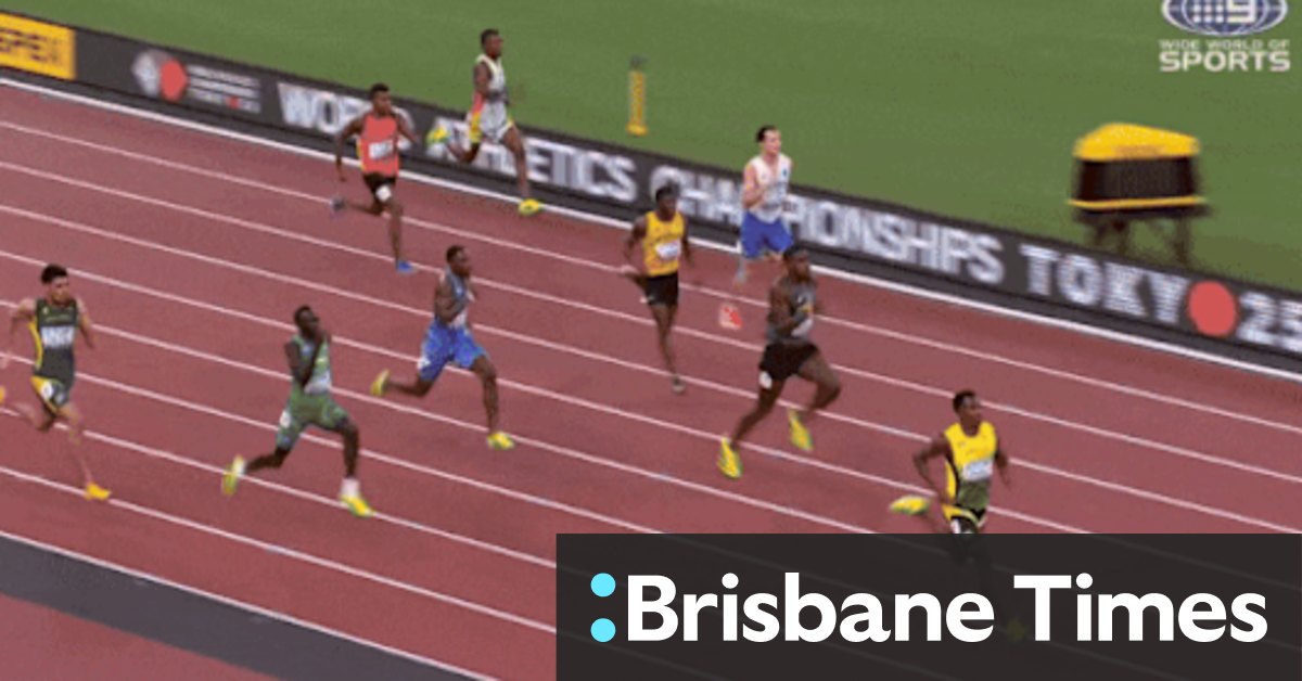 Jicht jicht bestormen in 200m halve finale, Torrie Lewis zet persoonlijk de beste tijd