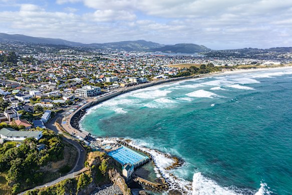 St Clair, Dunedin, Nieuw-Zeeland.