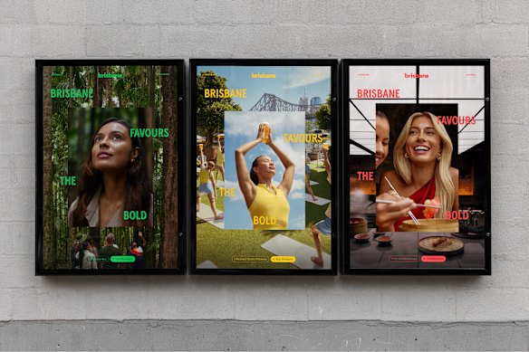 De toeristische campagnes van Brisbane werden internationaal getoond.