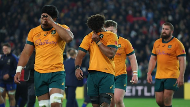 Het was een zware avond voor de Wallabies in Udine.