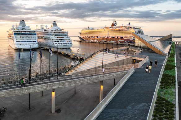Cruiseterminal van Tallinn.