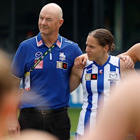 Darren Crocker, Garner en de Roos streven ernaar om deze zaterdagavond back-to-back AFLW-vlaggen te maken.