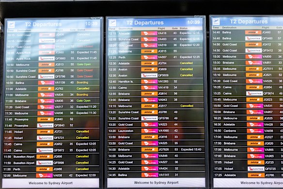 Een ontnuchterend gezicht voor reizigers.