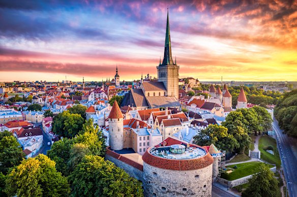 Oude binnenstad van Tallinn.