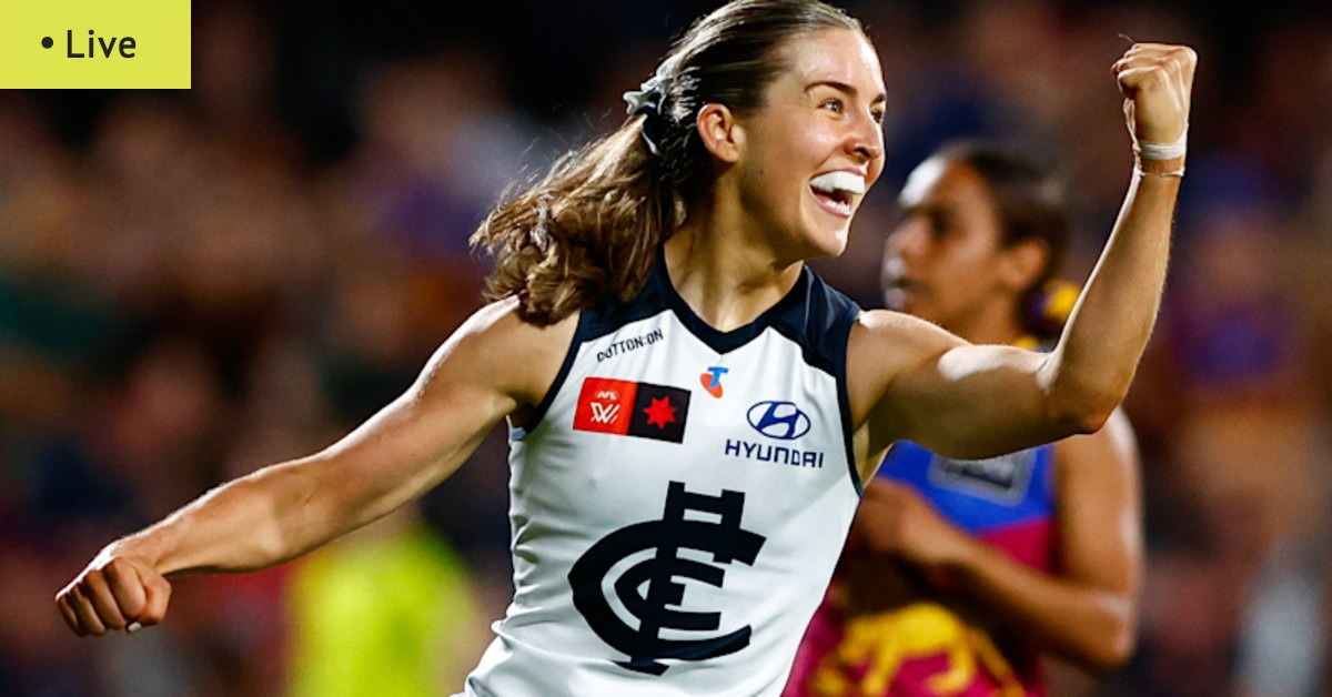 Volg AFLW finale week 3 voorlopige eindscores, resultaten, noteringen, selecties en starttijd vanuit de Brighton Homes Arena in Brisbane. nieuws, updates van North Melbourne Kangaroos vs Melbourne Demons