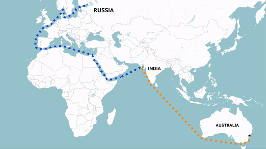 Volg de olie: hoe Poetins 'spookvloot' olie naar Australië brengt