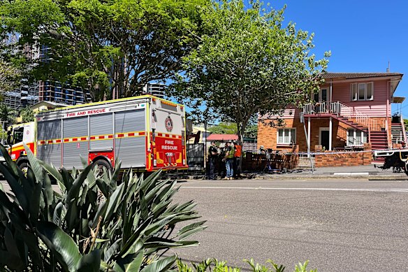 De plaats van het incident ligt dicht bij het hart van West End.